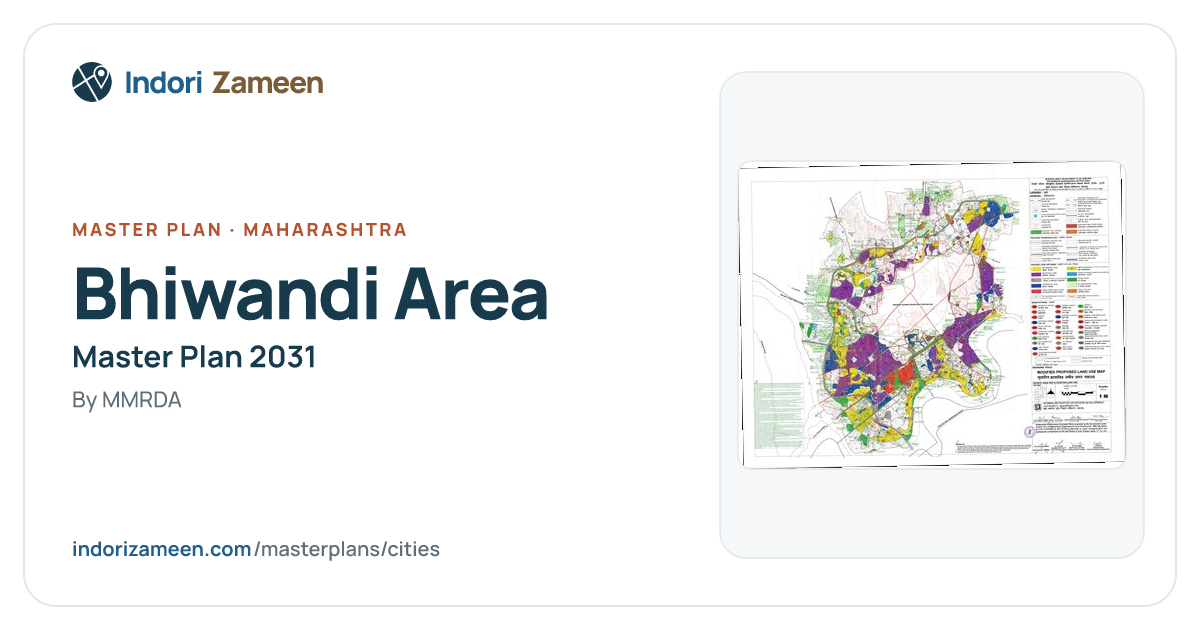 Bhiwandi Area Master Plan 2031 — the plan on the map