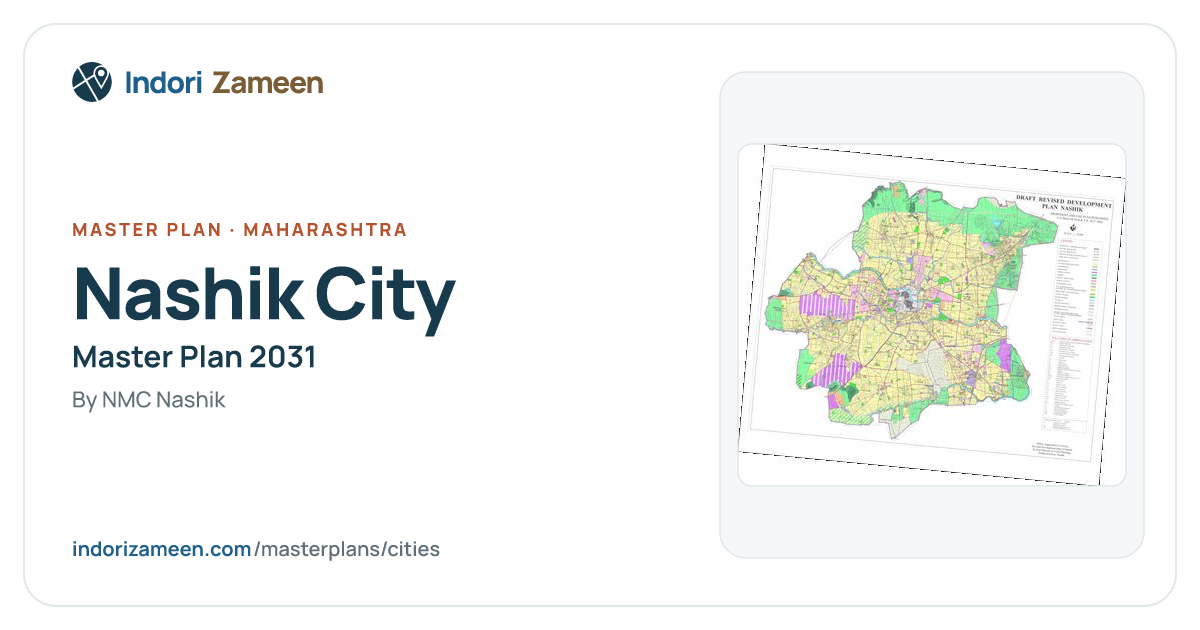 Nashik City Master Plan 2031 — the plan on the map