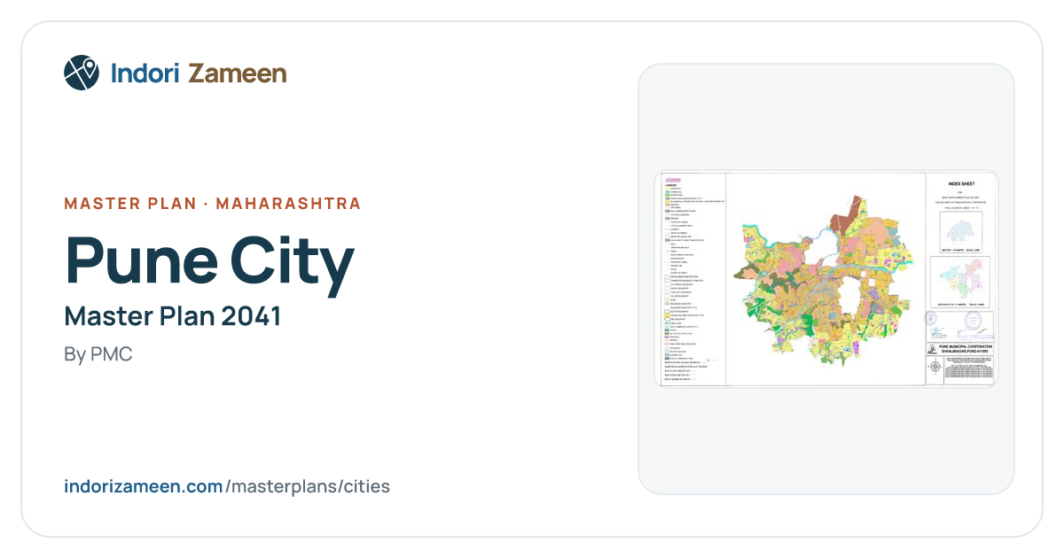 Pune City Master Plan 2041 — the plan on the map